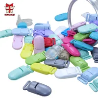 Bobo.box 100pcs baby pacifier clip de plástico soportador de plástico bosqueador de chupas multicolor clip ficticio boquiador Pacifier de bebé 220602