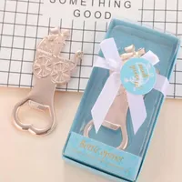 30 PCS/Lot Baby Shower Gifts Boy Girl Birthday Party Giveaways Baptism Souvenirs Gold Metal Baby Carriage Bottle Opener