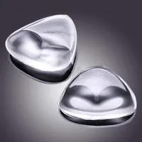 1PAIR Kadın Göğüs Yukarı Pad Sutyen Kupası Kalın Silikon Silikon Ekleme Pad Mipon Kapak Çıkartmaları Görünmez Kaldırma Sütyen Bikini Ekler 220519