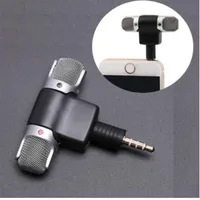 Microfono mini da 3 5 mm microfono stereo per la registrazione di microfono per interviste in studio per telefoni cellulari per smartphone268i