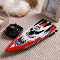 Radio Remote Control Motore Twin High Speed ​​Boat Rc Racing Children Outdoo285o