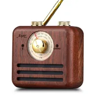 Radio Mifine Portable Rechargeable FM Radio,Vintage Retro Classic Antenna Speakers Mini For Home