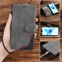 Cajas de billetera de cuero de lujo para Samsung Galaxy S21 S20 Fe S10 S9 S8 Plus S7 Edge Note 8 9 10 Pro 20 Ultra Phone Holder Case Funda