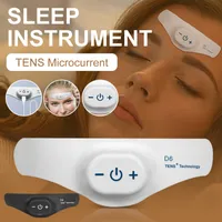 Schlaflosigkeit Schlafinstrument TENS MICORRENTE SLEEP AID -Gerät Druck Relief Migräne Massagebaste schnelles Schlafgerät 220427