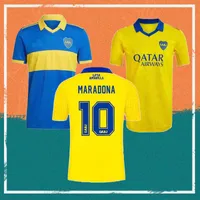 22/23 Boca Juniors Salvio Soccer Jersey 2022 홈 Salvio Carlitos Maradona Pavon Shirts Benedetto Medina Villa Varela 축구 유니폼