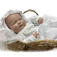 19 "Bebe Reborn Baby Doll Realistic Recién nacido Juguetes para niños Boneca Renascida Brinquedo para Crianças AA220325