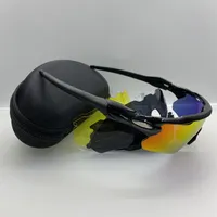 최고 품질의 사이클링 안경 EV 피치 선글라스 편광 UV400 안경 자전거 자전거 MTB 고글 남성 스포츠 안경 타기 유리 유리 TR90 야외 4 렌즈