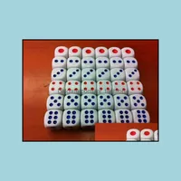 Gambing Leisure Sports Games Outdoors 1M 6 Swide Dice White D6 Red Point Point Bosons Normal Bar Shaker Shaker Dices Game Party Party #N39