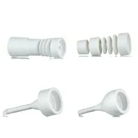 White Ceramic Nails AB Carts Smoking Accessories 14mm 18mm Joint Male Female For Hookahs Tips Dab Rigs ST01 ST02 ST03 ST04