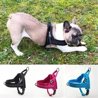 No-Pull Dog Harness Reflective Adjustable Flannel Padded Small medium and large dog harness vest Easy for Walking Trainin277b