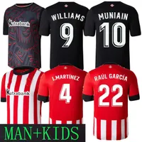 Bilbao 22 23 Away Soccer Jerseys Home Kids de Espana 2023 2022 I.Lekue I.Martinz Raul Garcia Jersey voetbal Shirts Williams Muniain 10 Red