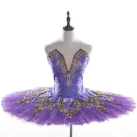 Scene Wear Custom Size Ballet Performance Competition Purple Adult Tutu Professionalstage