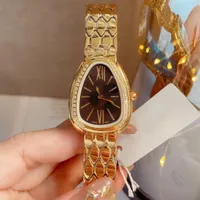 Markendesigner Schlange Uhren Ladies Serpent Watch Dekoration Edelstahldreieck Dreieck Wasserdichte Uhr 9 Style Geschenk 2022