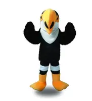Фабрика большой нос черный птица талисман костюмы костюмы костюм взрослого мультфильма мультипликационный персонаж Mascota Mascotte наряд костюм взрослых фантажные платья мультфильм костюм