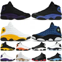 JUMPMAN 13s Del Sol Mens Basketball Shoes 13 Brave Blue Hyper Royal Bred Gym Red Flint Chicago Obsidian Black Cat Court Purple Reverse Atmosphere grey sports sneakers