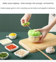 Outils de cuisine Multifonctionnel Gridy Meulerie Manuelle à l'ail Presse à l'axe Aliments de la viande végétale Slicer Gadgets Poivre