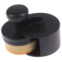 Makeup Brushes 1st Plat Round O-form Signet-form Portable Beauty Tool Large Foundation Brush Cream Powder Make Up Har22