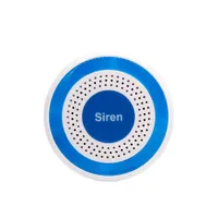 433mhz Wireless Sound and Light Siren 100dB Standalone Strobe Siren Home Security Sound Alarm System Surveillance Siren Alarm