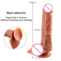 Sex products dildos Sexsure 7.5 8.7Inch Vibrating Big Dildo Realistic Warming Artificial Penis for Women Anal Vaginal G-spot Female Masturbation 0927