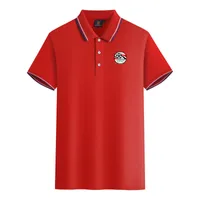 Egitto National Football Team Men and Women Polos Mercerized Cotton Short Short Lavove Lavable Sports T-shirt Logo può essere personalizzato