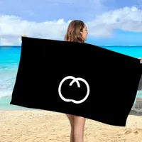 Yeni gelenler lüks tasarımcı yaz plaj havlu ev emici rahat havlu unisex lüks desen banyo malzemeleri