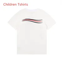 2022 Bambini Designer Outfits T Shirt Top Top Tees Lettere Abbigliamento Girl T-shirt Moda Comfortable Casual Child Boy Baby 14 stili vestiti estivi SSSEFG