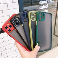 Fashion Clear Matte Phone Case for iPhone 14 13 12 11 Mini Pro Max XR XS 6 7 8 Plus shockproof anti-pingerptint cover