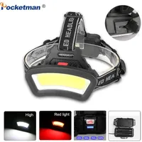 Powerful Led Headlamp 8000LM Head Lamp USB Rechargeable Headlight Waterproof Fishing Light By 18650 Battery