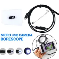 Camcorders 7mm 1m / 1,5m / 3,5m / 5m 480p Mini Endoscope Borescope Caméra 1.3 MP IP67 USB Inspection Tube Type pour OTG Android / PC ordinateur portable