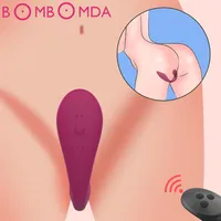 Bombomda Clitoral Stimulator Vibrateur Panty Panty Toys pour adultes Invisible Oeuf vibrant sexy pour femme pondué sur 295h