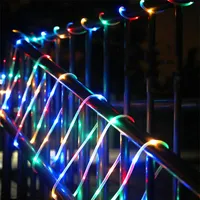 Str￤ngar LED Solar String Lights Outdoors 8 l￤gen Waterproof Fairy Strip Christmas Holiday Lighting Decoration Lamp IP65LED