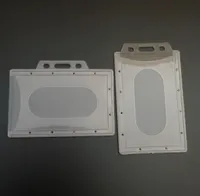 3000 PCS CAS transparent Clear Hard Plastic Badge Holder Carte Fichiers ID HORTER