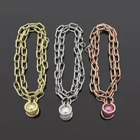 Classic Designer Pendant Charm Bracelets Gold Love T Bangle Fashion Jewelrys Wristband Plated Letter Simple Heart Luxury Bracelet 2559