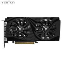 Graphics Cards Yeston RTX3050-8G D6 GA Gaming Card 8G 128bit GDDR6 Memory 2 Large Size Cooling Fans Metal Backplate DP 3 HD PortsGraphics