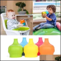 Drinkware Lid Kitchen Dining Bar Home Garden Sile Sippy Nipple Lids Elephant Shape Sug Cup er Kid Suck Bottle Training Cup Wll447 Drop