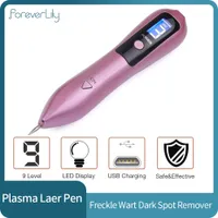 LCD-plasmapenna LED-belysning Laser Tattoo Mole Removal Machine Face Care Skin Tag Removal Freckle Wart Dark Spot Remover