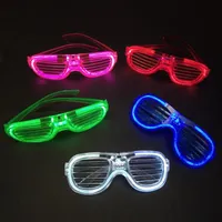 Güneş gözlükleri aydınlatma Karanlık Parti Malzemeleri Gözlükler Deklanşör Gölgeleri yanıp sönen Festival Noel Doğum Günü Rastgele Renkleri