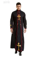 Thema Kostuum Halloween Volwassen Kostuum Mannelijke Priester Missionary Pasen Jesus Cosplay Performance Kostuum