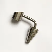 Accessori per fumare 10 mm 14 mm 18,8 mm maschio femmina 6 in 1 gr2 utensile per unghie in titanio per titanio per bomto d'acqua in vetro.