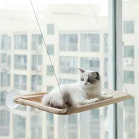 Cute Cat Hammock Hanging Window Bed Space Saving Sunny Seat For Sunbathing Mount With Big Suction Cup Bearing 20kg Beds & Furniture