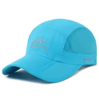 Bandanas Dry Running Baseball Summer Mesh 7 Colors Gorras Cap Visor Mens Hat Sport Cool Fashion 2022 Quick Outdoor