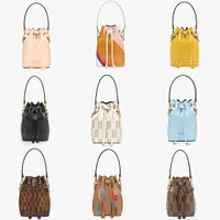 Mon Tresor Mini Bucket Bag Luxury Designer Crossbody Shourdle Bags Handbag f Roma Letteringプリントハンドバッグ
