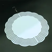 Sublimation Wind Spinner Sublimat Metal Painting 10inch Blank Metal Ornament Double Sides Sublimated Blanks DIY Christmas Home Decoration 840 D3