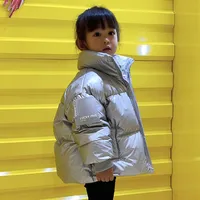 Olekid Children Winter Coat Koreanische Version wasserdichte glänzende Jacke für Mädchen 3-12 Jahre Kinder Teenager Jungen Parka 200921308Q