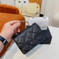 Yeni kadın lüks omuz crossbody tasarımcı çantaları şık bayan tatlı cc çanta çanta cüzdan klasik kalitesi yüksek kaliteli deri el çantası