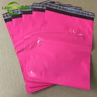Leotrusting Gloss Pinkish Poly Mailer Express Bag Sterke lijmverpakking Envelop Bag Mailing Plastic geschenkdozen 294E