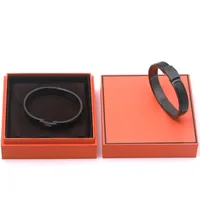 Neues Armband All Black Cool Stone Chain Armbänder Luxus für Mann Frau Schmuck Top Qualität