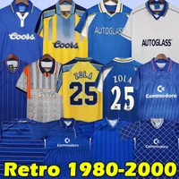 Retro Drogba 2000 Torres CFC Soccer Jersey 1980 81 82 83 85 87 89 Lampard voetbalshirt 1990 91 94 95 96 97 Final 98 99 00 Vintage Crespo Classic Cole Zola Vialli Jerseys