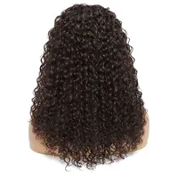 髪の合成ウィッグコスプレカーリーヘッドバンドウィッグインチ長い合成深い水波ボヘミアンヘア黒人女性ソク密度マシン