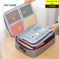 Cosmetische tassen gevallen Koreaanse multifunctionele documenten Paspoort Organizer Bag Grote Capaciteit Dames Make-up Travel Wash Pouch